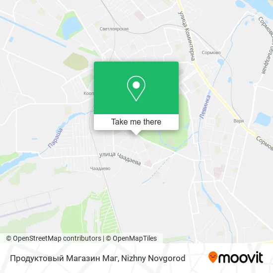 Продуктовый Магазин Маг map