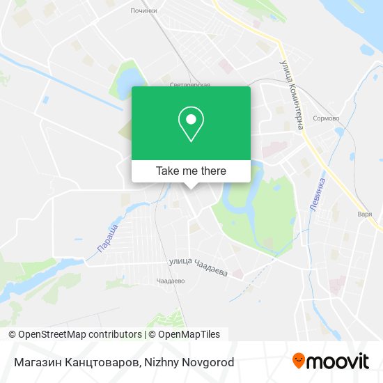 Магазин Канцтоваров map