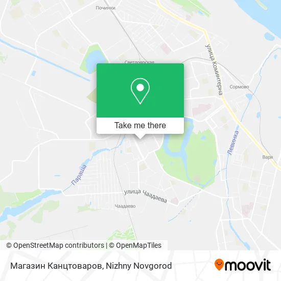 Магазин Канцтоваров map