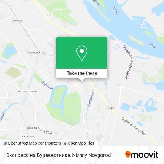 Экспресс на Буревестнике map