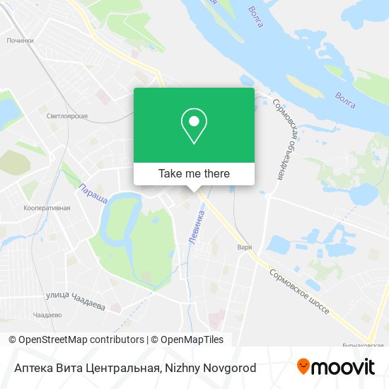 Аптека Вита Центральная map