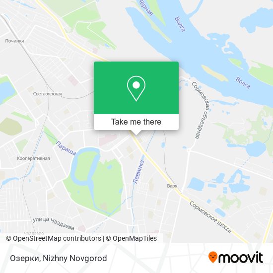 Озерки map
