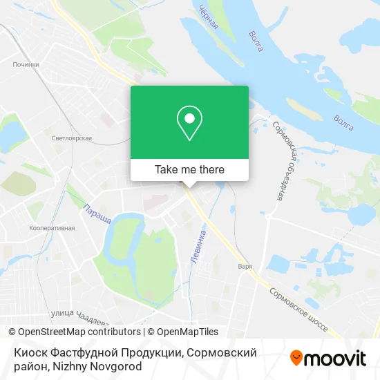 Киоск Фастфудной Продукции, Сормовский район map