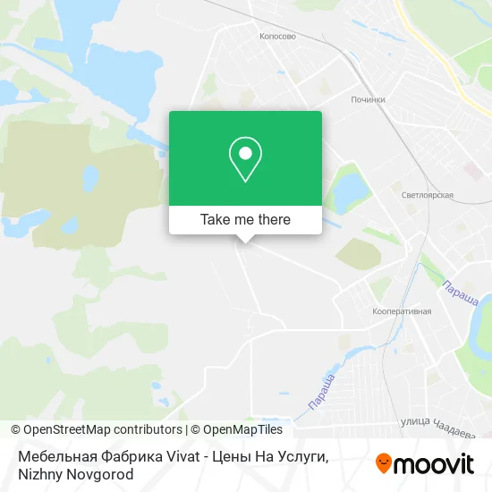 Мебельная Фабрика Vivat - Цены На Услуги map
