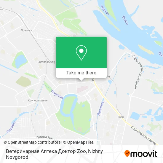 Ветеринарная Аптека Доктор Zoo map