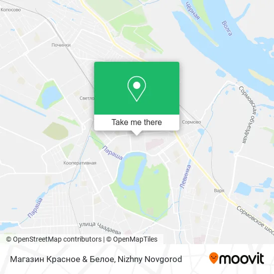 Магазин Красное & Белое map