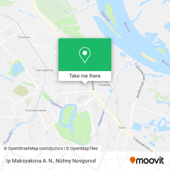 Ip Maksyakova A. N. map