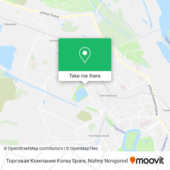 Торговая Компания Korea Spare map