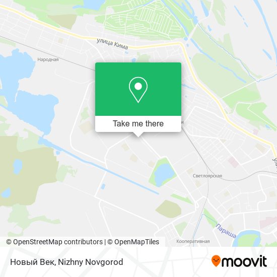 Новый Век map