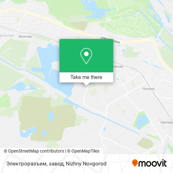 Электроразъем, завод map