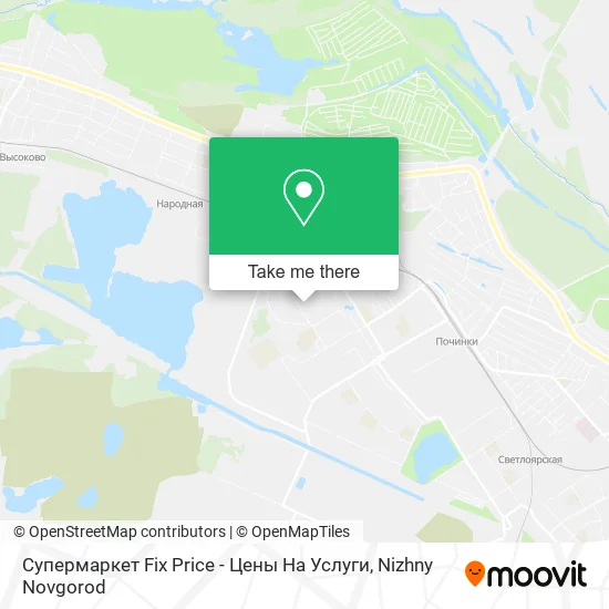 Супермаркет Fix Price - Цены На Услуги map