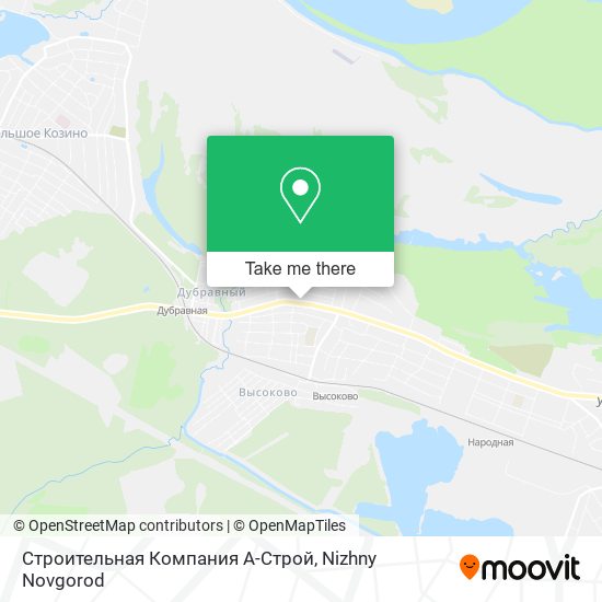 Строительная Компания А-Строй map