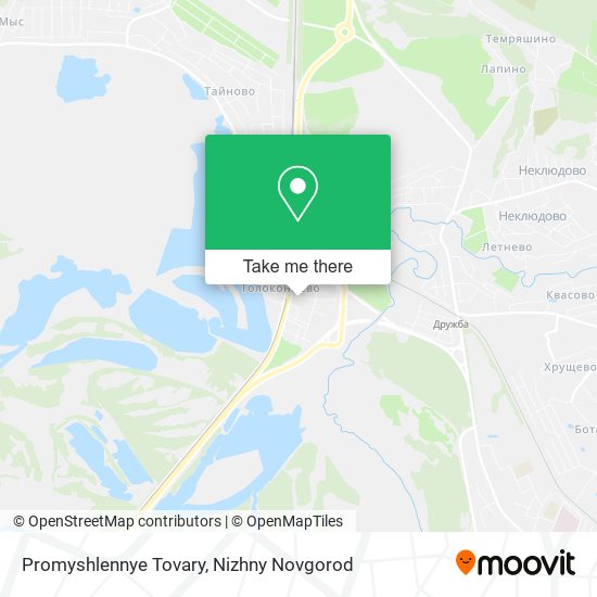 Promyshlennye Tovary map