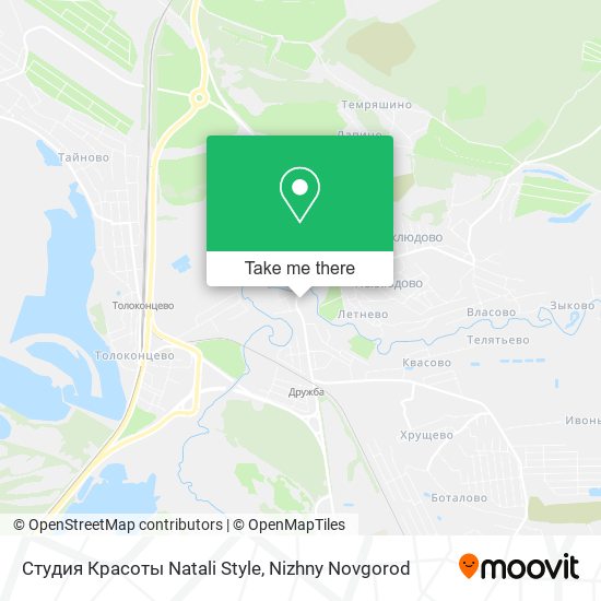 Студия Красоты Natali Style map