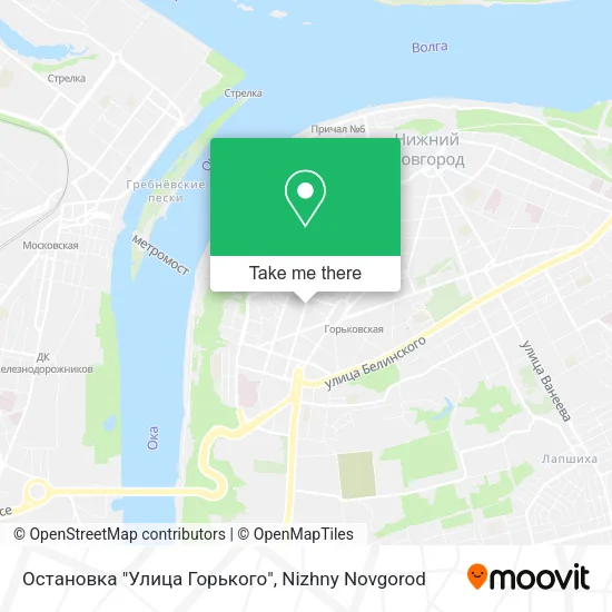 Остановка "Улица Горького" map