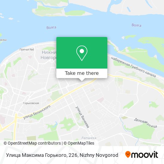 Улица Максима Горького, 226 map