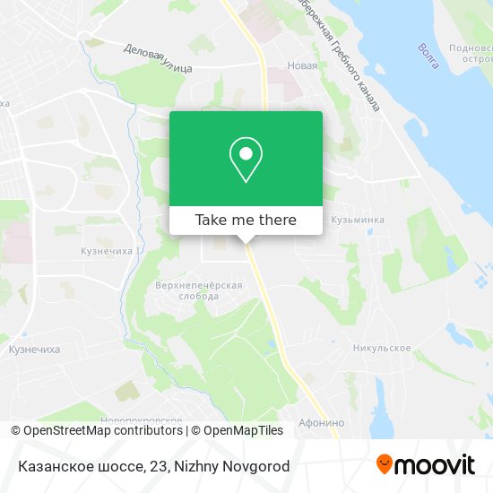 Казанское шоссе, 23 map