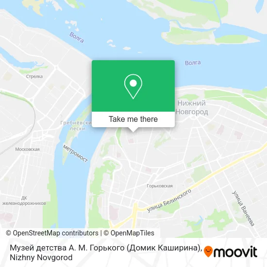 Музей детства А. М. Горького (Домик Каширина) map