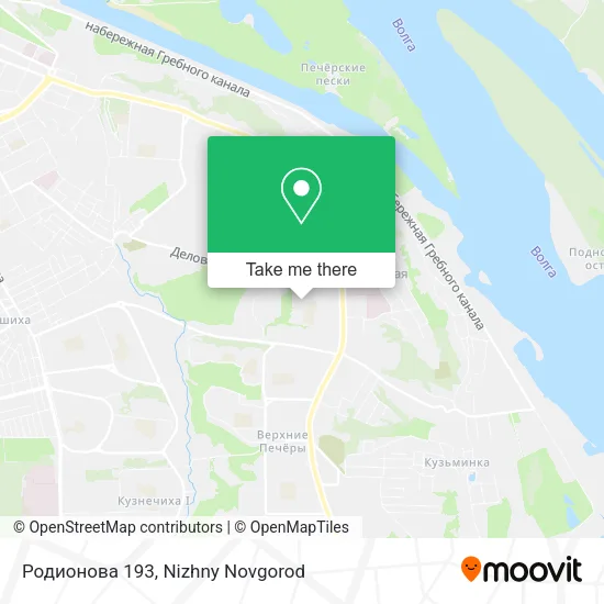 Родионова 193 map