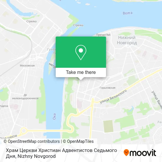 Храм Церкви Христиан Адвентистов Седьмого Дня map