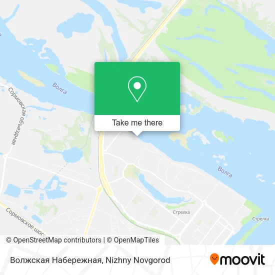 Волжская Набережная map