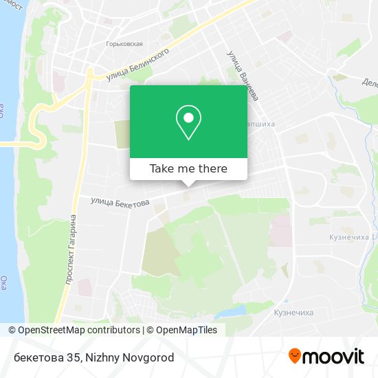 бекетова 35 map