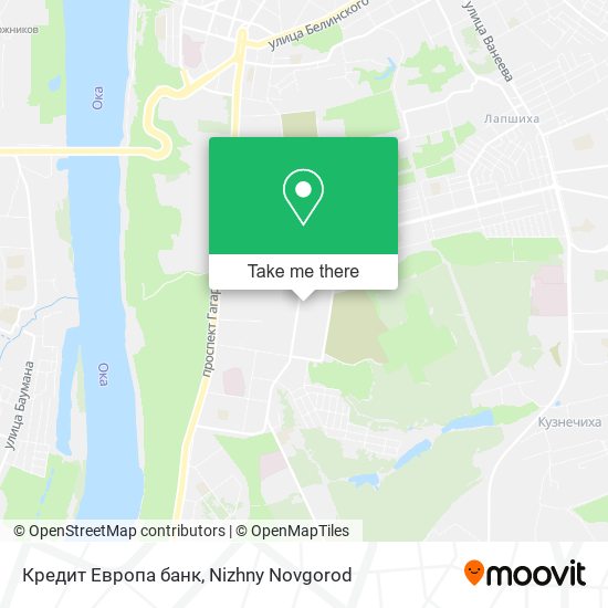 Кредит Европа банк map