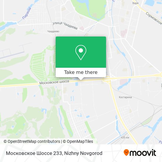 Московское Шоссе 233 map