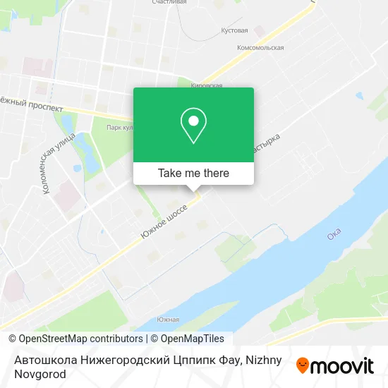 Автошкола Нижегородский Цппипк Фау map