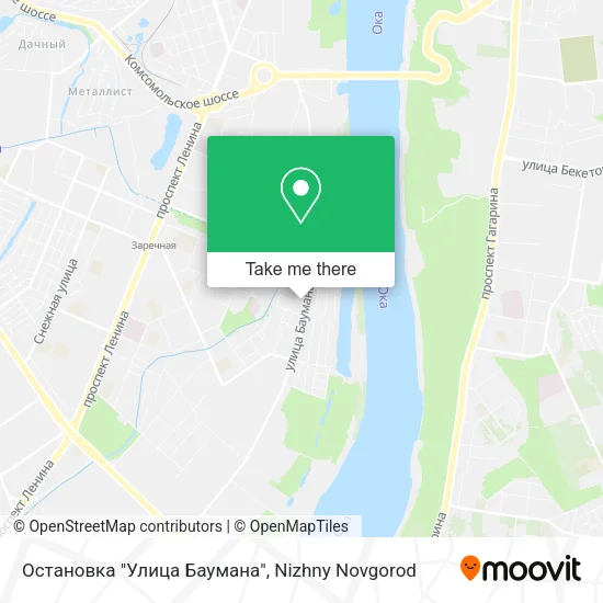 Остановка "Улица Баумана" map
