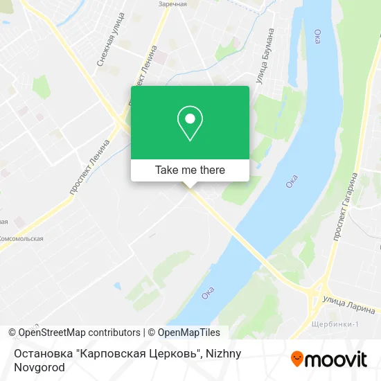 Остановка "Карповская Церковь" map