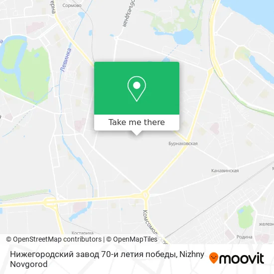 Нижегородский завод 70-и летия победы map