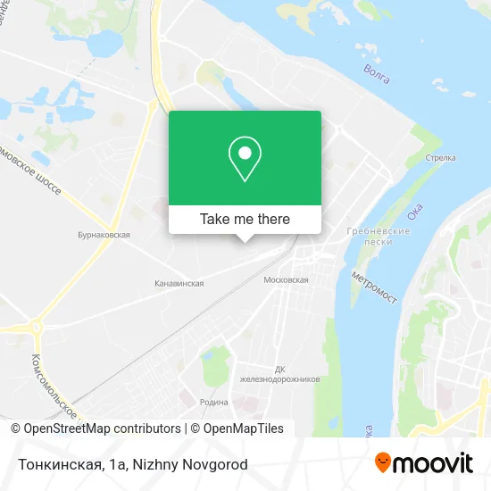 Тонкинская, 1а map