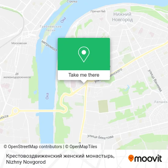 Крестовоздвиженский женский монастырь map