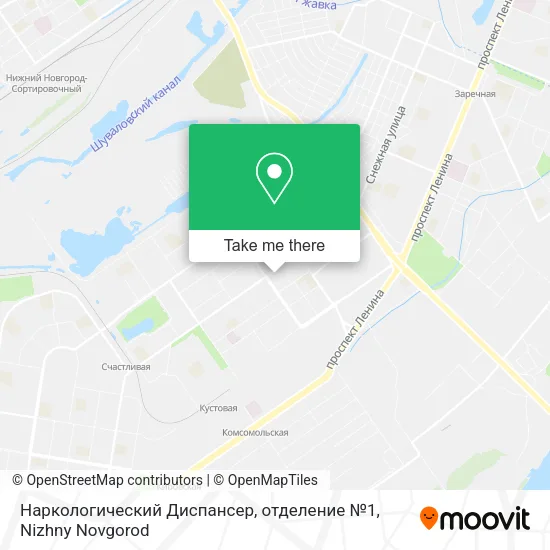 Наркологический Диспансер, отделение №1 map