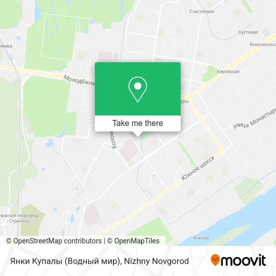 Янки Купалы (Водный мир) map