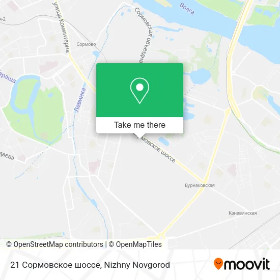 21 Сормовское шоссе map