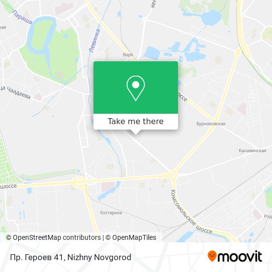 Пр. Героев 41 map
