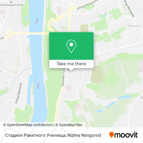 Стадион Ракетного Училища map