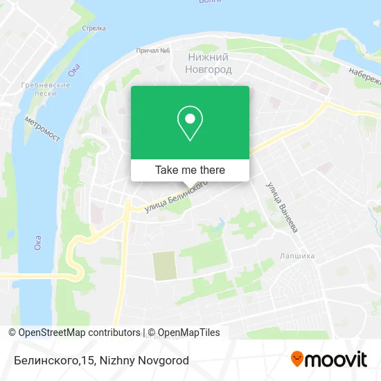 Белинского,15 map