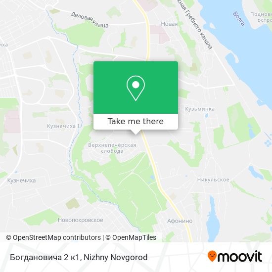 Богдановича 2 к1 map