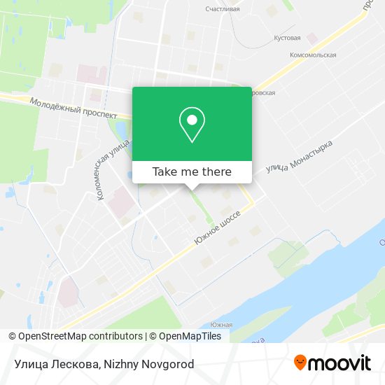 Улица Лескова map