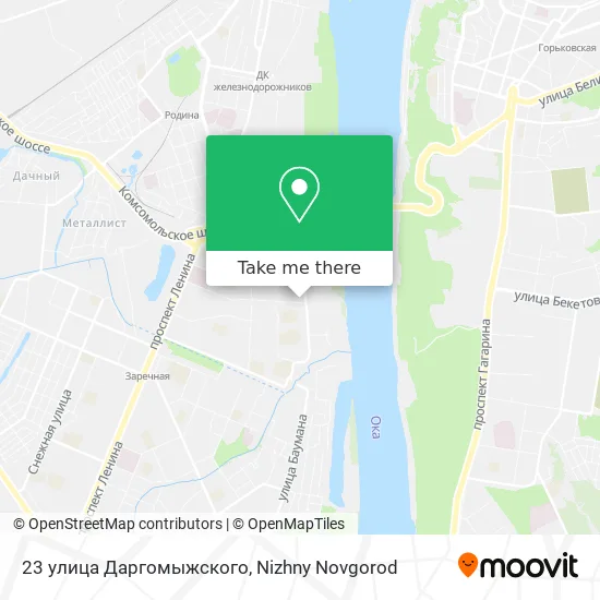 23 улица Даргомыжского map
