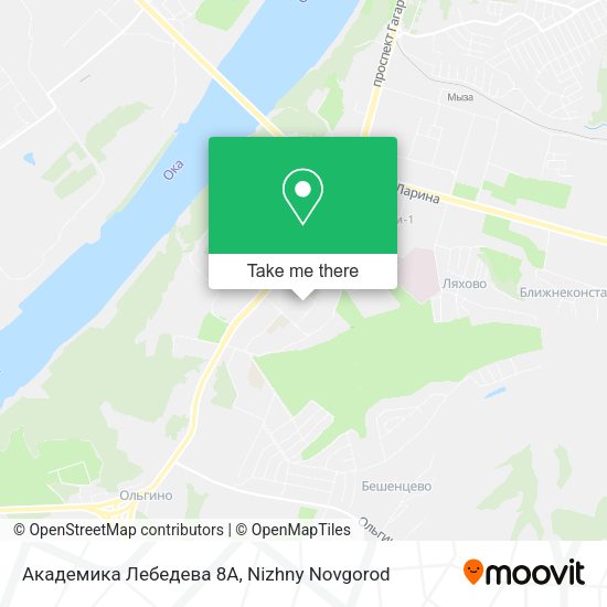 Академика Лебедева 8А map
