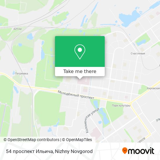 54 проспект Ильича map