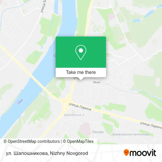 ул. Шапошникова map