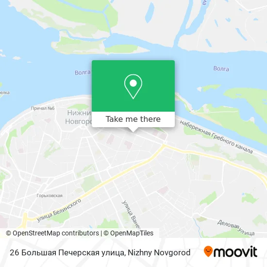 26 Большая Печерская улица map