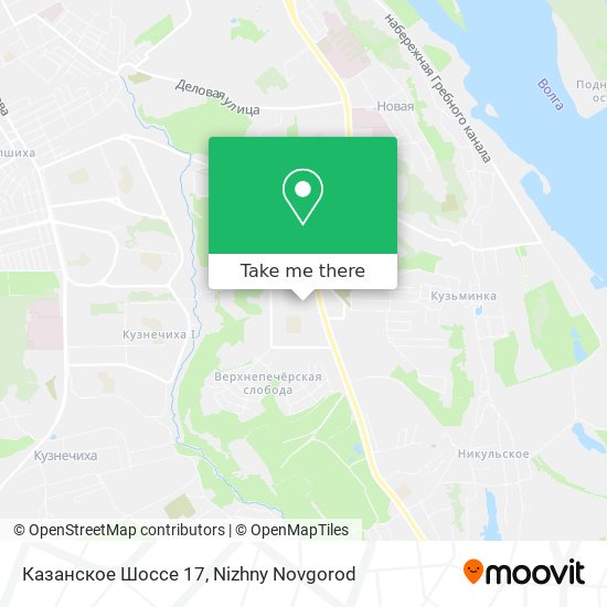 Казанское Шоссе 17 map