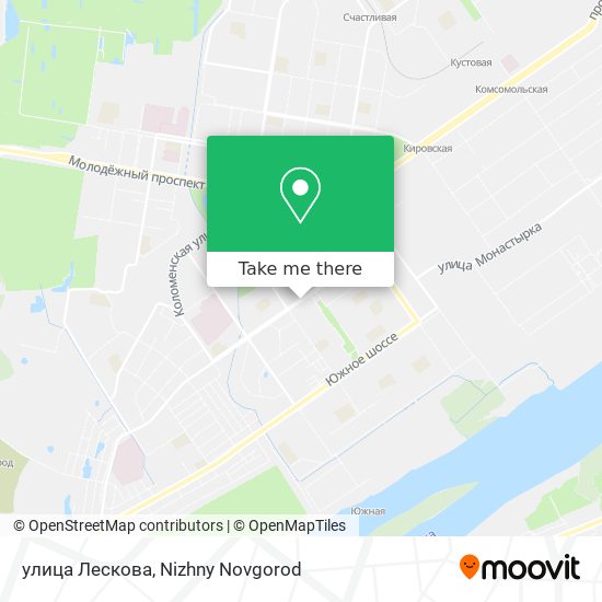 улица Лескова map