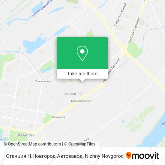 Станция Н.Новгород-Автозавод map